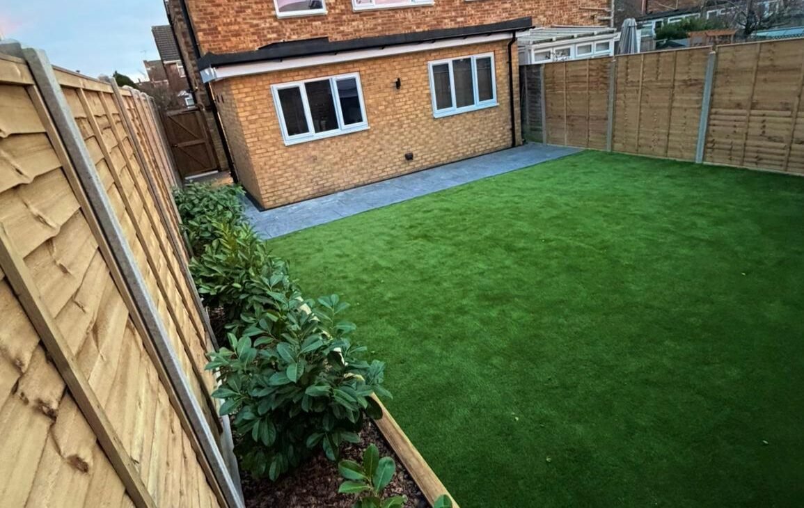 The grass is always greener on
your side of the fence